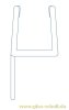 Artikelbild 1 des Artikels “untere Hart-Weich-Lippendichtung (2500 mm) Duschdichtung für 6-8mm Glas - ÜBERLÄNGE “