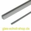 Artikelbild 1 des Artikels “Rahmen-Wandanschluss-Klemmprofil MR22 für Ganz-Glas-Anlagen für 8-10 mm Glas 2,0 m roh (unbehandelt)“