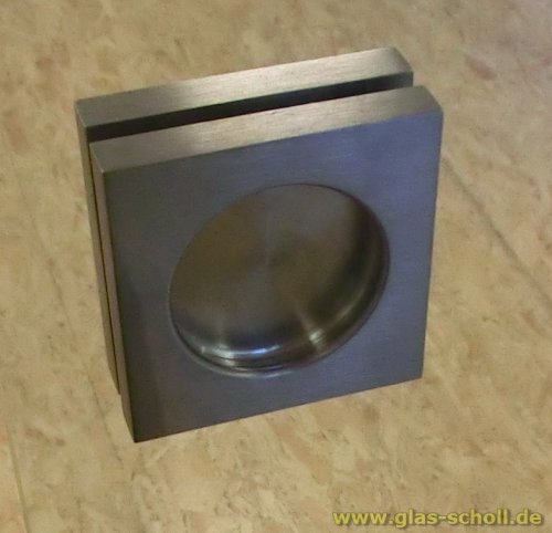 Artikelbild des Artikels “selbstklebende quadratische Edelstahl Griffmuschel (kein Loch nötig) 60x60 “