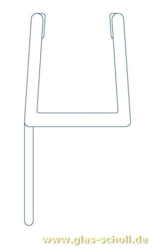 Artikelbild des Artikels “untere Hart-Weich-Lippendichtung (2500 mm) Duschdichtung für 6-8mm Glas - ÜBERLÄNGE “