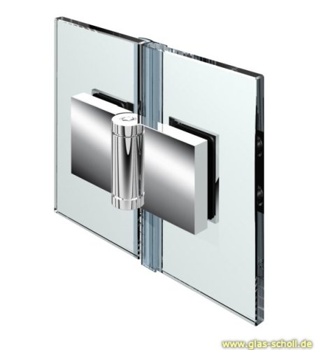 Artikelbild des Artikels “Flinter Glas-Glas 180Grad Duschtürband glanzverchromt“