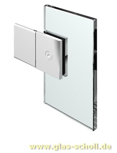 Artikelbild des Artikels “Flamea-Flinter-Nivello 180° Glas-Wand Längsverbinder glanzverchromt“