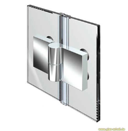 Artikelbild des Artikels “Nivello+ 180° Glas-Glas LINKS Hebe-Senk flächenbündig Anschlag glanzverchromt“