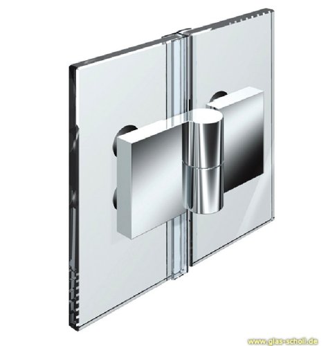 Artikelbild des Artikels “Nivello+ 180° Glas-Glas RECHTS Hebe-Senk flächenbündig Anschlag glanzverchromt“