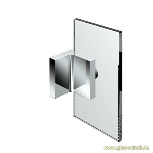 Artikelbild des Artikels “Nivello+ 90° Winkelhalter Glas-Wand AUSSENBEFESTIGUNG flächenbündig glanzverchromt“