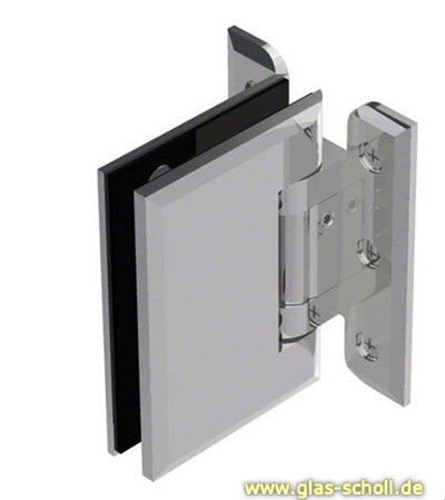 Artikelbild des Artikels “ChaletPT Pendeltürband Glas-Wand MIT Feststellung 90° glanzverchromt“