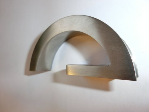 Artikelbild des Artikels “Design G-Edelstahl-Griffmuschel für 12mm Glas!!AUSSTELLUNGSSTÜCK!! “