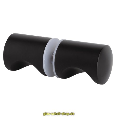 Artikelbild des Artikels “Duschknopf beidseitig Messing schwarz matt d=30 mm “