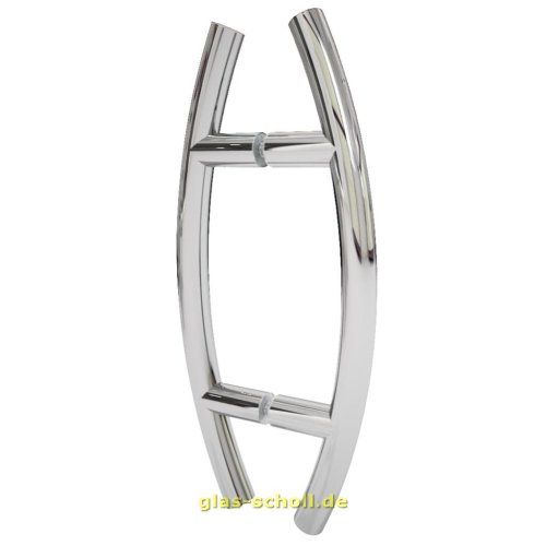 Artikelbild des Artikels “beidseitiger Edelstahl Duschtürgriff hochglanzpoliert d=19 mm für 12 mm Glas “