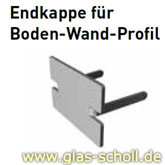 Artikelbild des Artikels “Endkappe für Boden-Wand-Profil Edelstahl“
