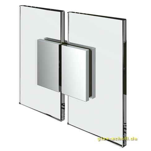 Artikelbild des Artikels “Flamea+ Längsverbinder 180° Glas-Glas (verdeckte Verschraubung) glanzverchromt“