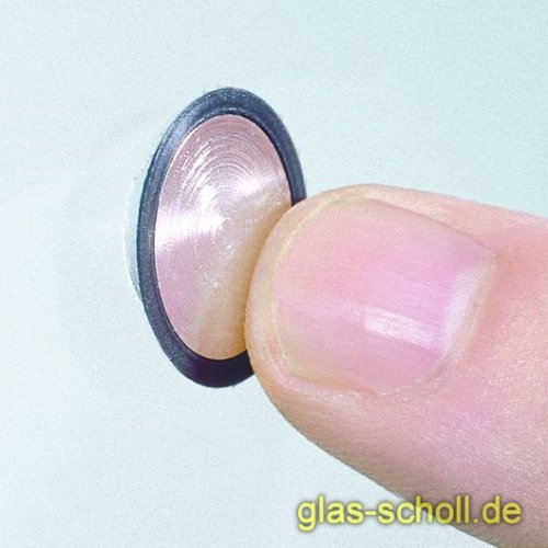 Artikelbild des Artikels “dezenter flächenbündiger Punkthalter B-5206011 transparent 6-8 mm“
