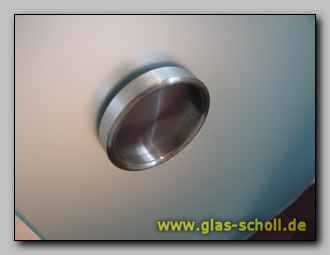 Artikelbild des Artikels “einseitige aufklebbare Edelstahl Griffmuschel d=60 (Stk kein Paar) Edelstahl geschliffen“