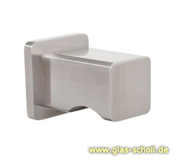 Artikelbild des Artikels “Eckiger MWE Edelstahl-Türknauf beidseitig 40x40 Bohrung=16mm Edelstahl geschliffen“