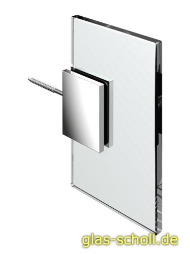 Artikelbild des Artikels “Winkelverbinder Glas-Wand 90° OHNE WINKELLASCHE glanzverchromt“