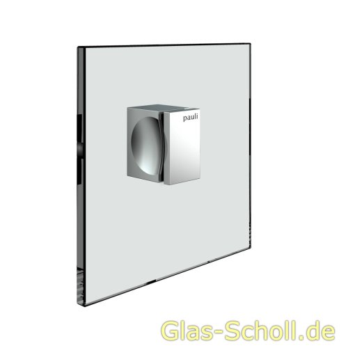 Artikelbild des Artikels “einseitiger Türgriff (eckig) für Lochbohrung 14 mm glanzverchromt“