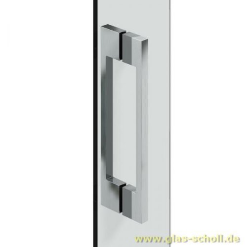 Artikelbild des Artikels “beidseitiger rechteckiger Stangengriff 13x260x36mm für 2xLochbohrung 10mm glanzverchromt“