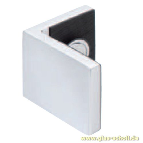 Artikelbild des Artikels “GRAL BH2401 flächenbündiger Glas-Glas Winkelbeschlag glanzverchromt“