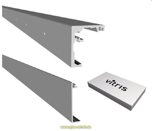 Artikelbild des Artikels “SoftStop-Schiebetür Set Portavant60 1flgl. (OHNE GLAS) EV1 silber matt“