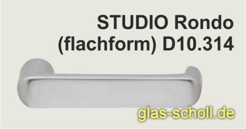 Artikelbild des Artikels “DORMA STUDIO RONDO Flachform Türdrücker silber matt EV1“