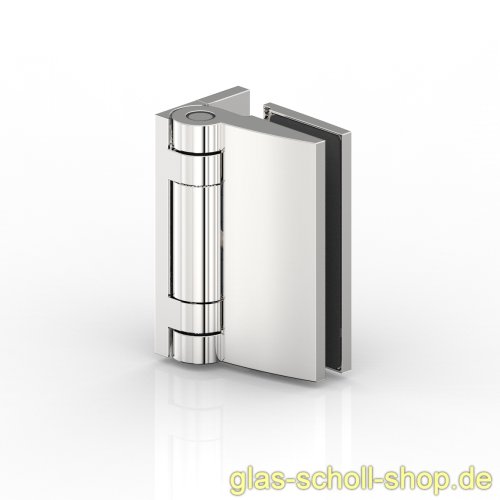 Artikelbild des Artikels “TURA SCHWERLASTBAND Glas-Wand 90Grad nach außen öffnend Duschür glanzverchromt“