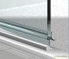 Artikelbild 2 des Artikels “unterer gerader Schwallschutz SILBER GLÄNZEND (1230 mm) Duschdichtung “
