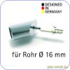Artikelbild 2 des Artikels “schräger 45° Wandadapter für runde Stabilisierungsstange 16mm GLAS-WAND glanzverchromt (MS7)“