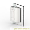 Artikelbild 2 des Artikels “TURA SCHWERLASTBAND Glas-Wand 90Grad nach außen öffnend Duschür glanzverchromt“