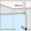 Artikelbild 3 des Artikels “eckige Decken-Stabilisierungsstange 250 mm GLAS-DECKE (kürzbar) SET - Chrom-Design“