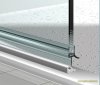 Artikelbild 4 des Artikels “unteres Wasserabweisprofil mit 135° Lippe (1000mm) Duschdichtung für 6-8mm Glas “