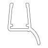 Artikelbild 5 des Artikels “Wasserabweisprofil 135° (2500mm) Duschdichtung für 6-8mm Glas - ÜBERLÄNGE “