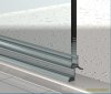 Artikelbild 5 des Artikels “unteres Wasserabweisprofil mit 135° Lippe (1000mm) Duschdichtung für 6-8mm Glas “
