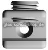 Artikelbild 5 des Artikels “Glasplattenträger rechteckig 15x27 Glasstärke 6-10 mm glanzverchromt“