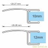 Artikelbild 7 des Artikels “Mitteldichtung fluchtend (2500mm) Duschdichtung für 10-12mm Glas “