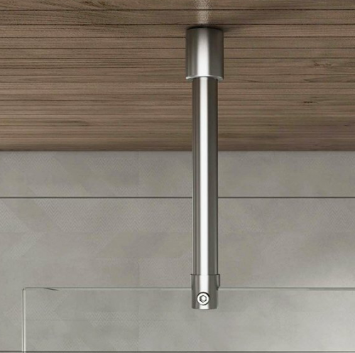 Artikelbild des Artikels “runde Decken-Stabilisierungsstange 250 mm GLAS-DECKE (kürzbar) SET - Chrom-Design“