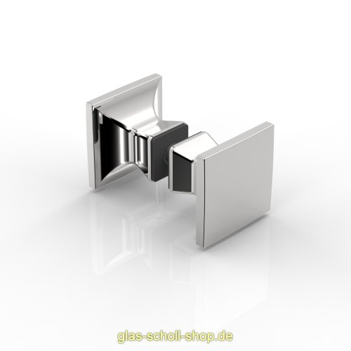 Artikelbild des Artikels “Glastürgriff beidseitig eckig für Duschtüren glanzverchromt“