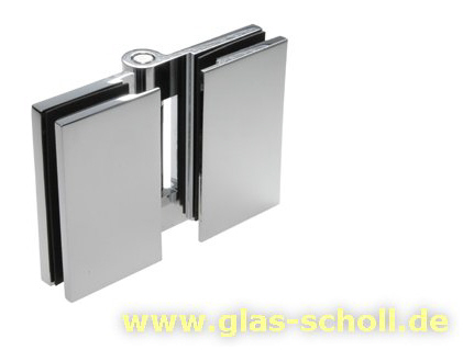 Artikelbild 1 des Artikels “Wellness Glas-Glas 180Grad Duschtürband  (nach innen öffnend) glanzverchromt“