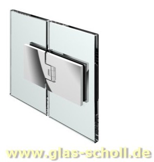 Artikelbild 1 des Artikels “Flamea 180° Glas-Glas Pendel-Duschtürband glanzverchromt“
