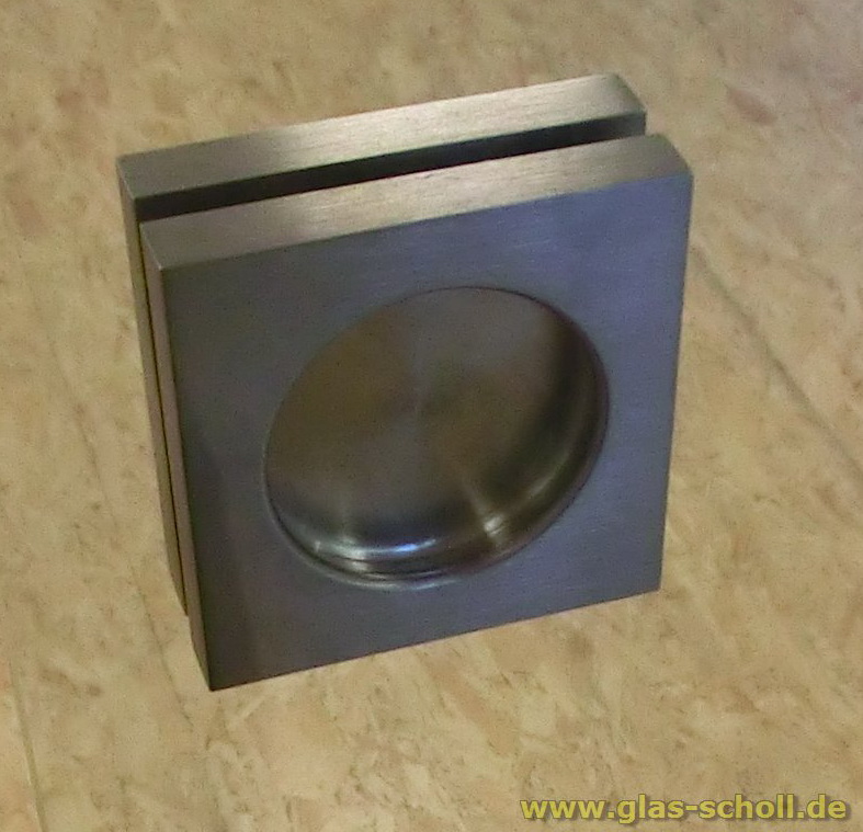 Artikelbild 1 des Artikels “selbstklebende quadratische Edelstahl Griffmuschel (kein Loch nötig) 60x60 “