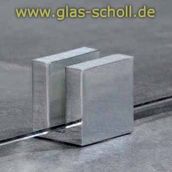 Artikelbild 1 des Artikels “eckiger Boden-/Deckenklemmhalter Quadrat DIESER ARTIKEL LÄUFT AUS glanzverchromt“