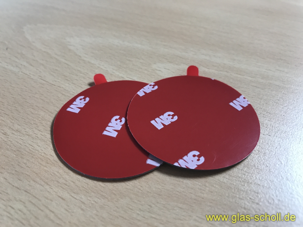 Artikelbild 1 des Artikels “selbstklebende runde Klebepads d=50mm für Griffmuschelverklebung (Paar) dunkelgrau d=50“