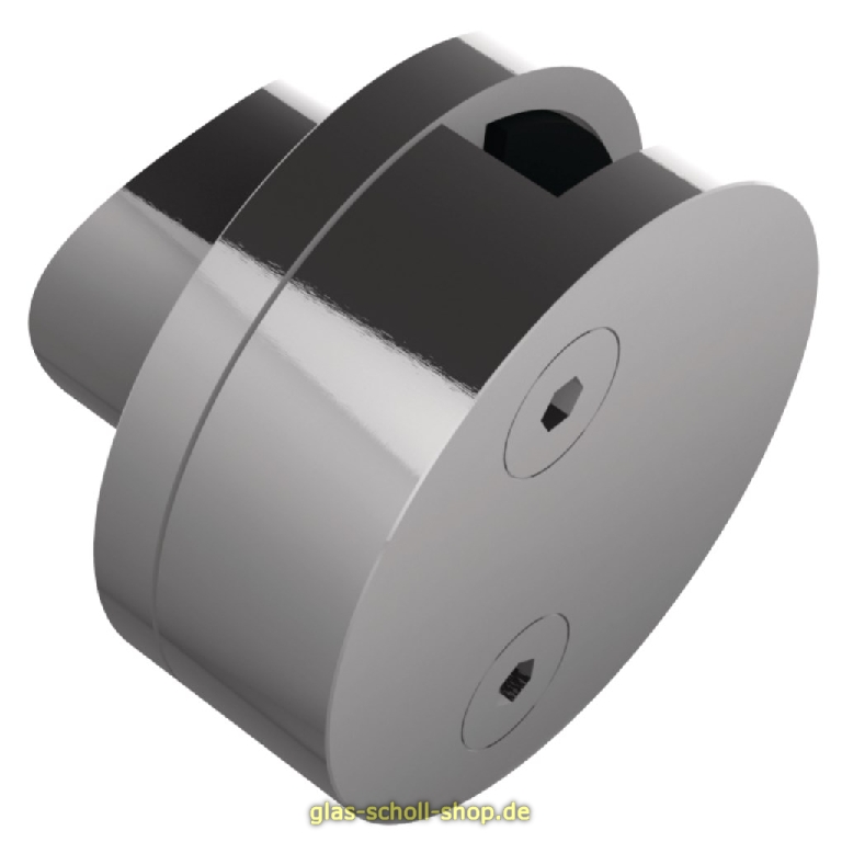 Artikelbild 1 des Artikels “Endklemmbefestigung Edelstahl matt zur Montage an Flachprofilen oder Rundrohren “