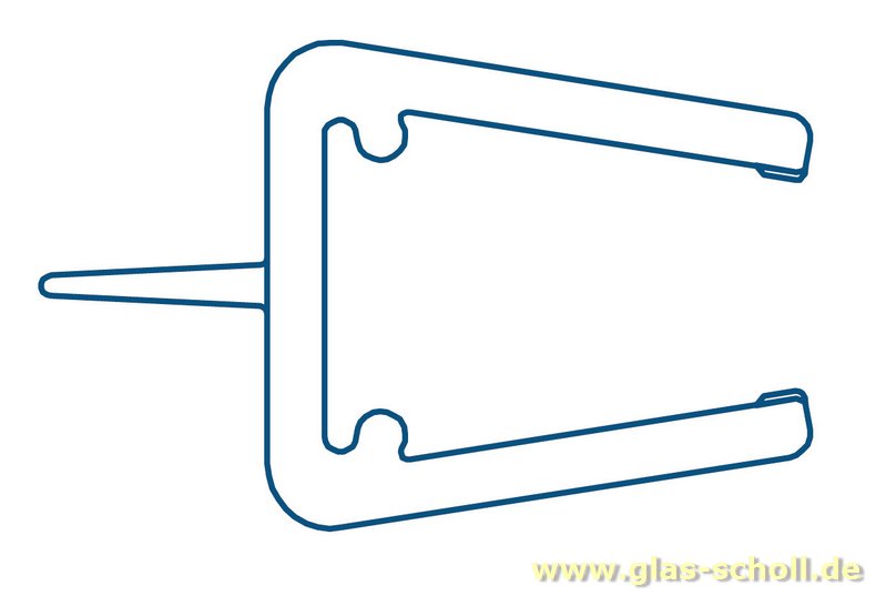 Artikelbild 1 des Artikels “seitl. Wasserabweisprofil (2010mm) Duschdichtung für 6-8mm Glas “