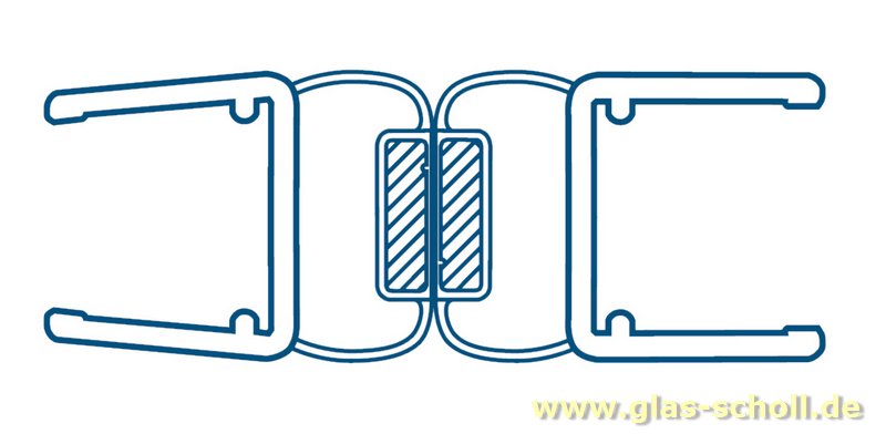 Artikelbild 1 des Artikels “180 Grad (stumpf) Magnet-Duschdichtung für 10-12mm Glas (2500mm) “