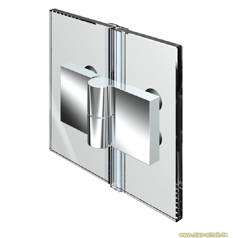 Artikelbild 1 des Artikels “Nivello+ 180° Glas-Glas LINKS Hebe-Senk flächenbündig Anschlag glanzverchromt“