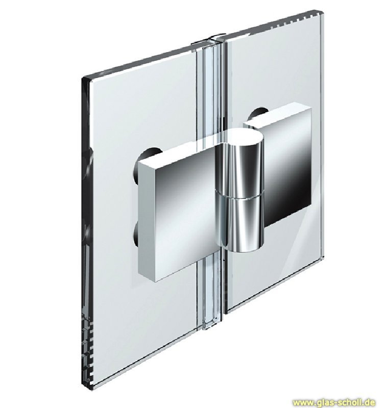 Artikelbild 1 des Artikels “Nivello+ 180° Glas-Glas RECHTS Hebe-Senk flächenbündig Anschlag glanzverchromt“