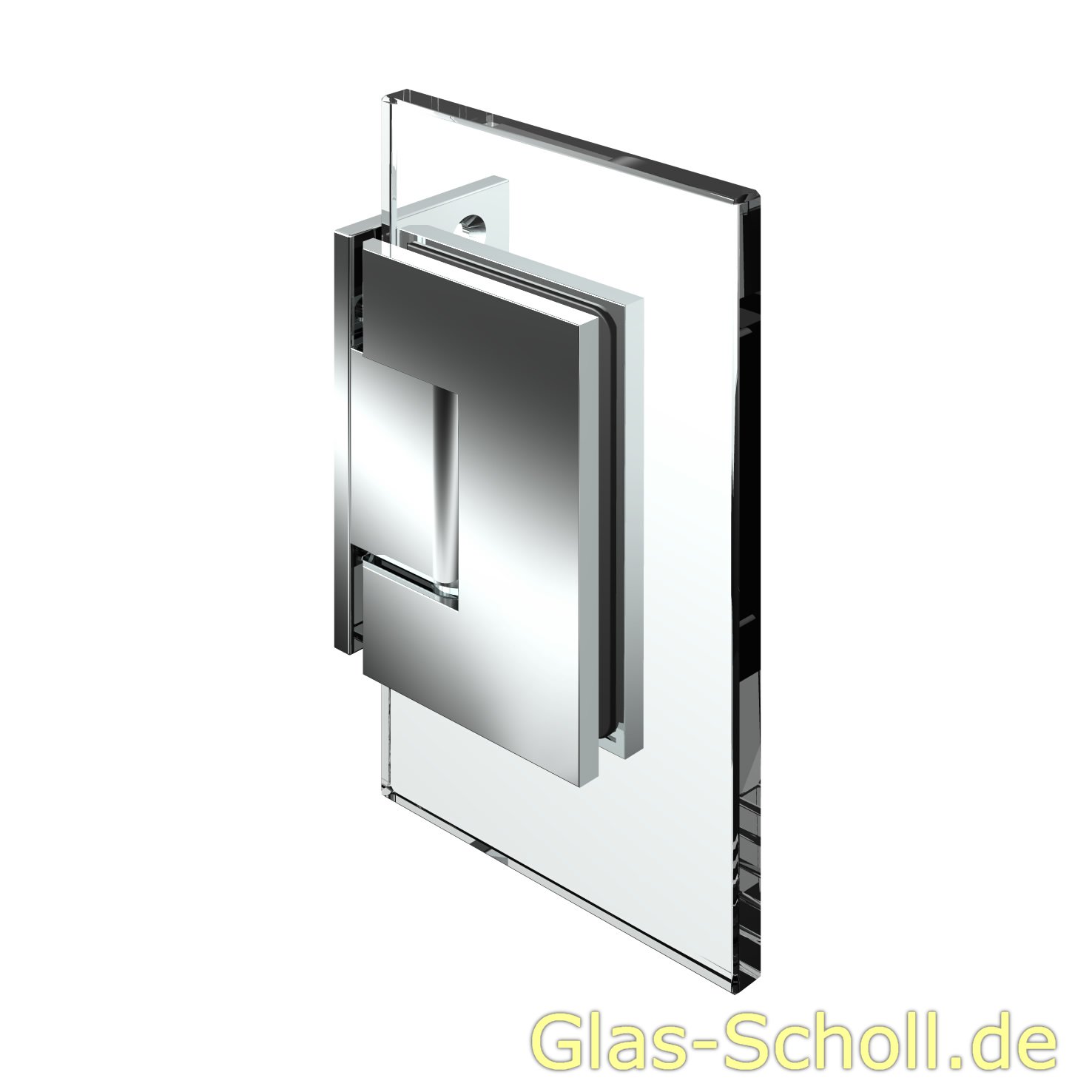 Artikelbild 1 des Artikels “Modesta/Luno Duschpendeltürbeschlag Glas-Wand 90° für 6-12 mm Glas (einseitige Lasche) glanzverchromt“