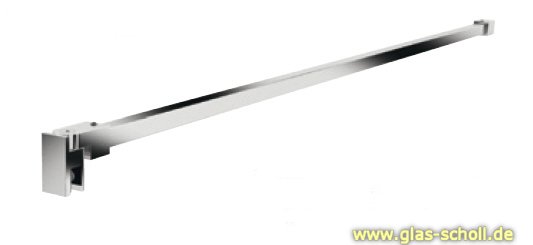 Artikelbild 1 des Artikels “kürzbare quadr. Stabilisierungsstange 15x15 GLAS-WAND (SET) 1500 mm Alu spezialgebeizt glanzeloxiert“