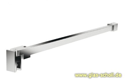 Artikelbild 1 des Artikels “quadratische 45° Stabilisierungsstange GLAS-WAND l=460 glanzverchromt (MS7)“