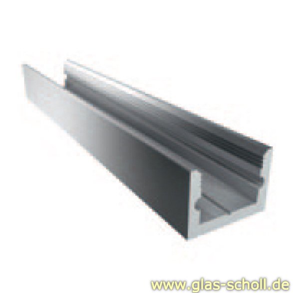 Artikelbild 1 des Artikels “Boden-Wand-Profil mit Silikonband (U-Profil) silber matt“